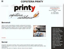 Tablet Screenshot of copisteriaprinty.com